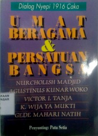 Image of Dialog Nyepi 1961 Caka : Umat beragama dan persatuan bangsa